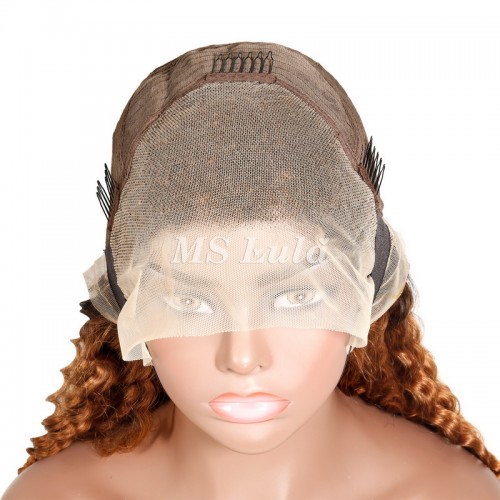 #1B/30 Color 13x4 Deep Wave Lace Front Wigs | Human Hair Wig | Lace Front